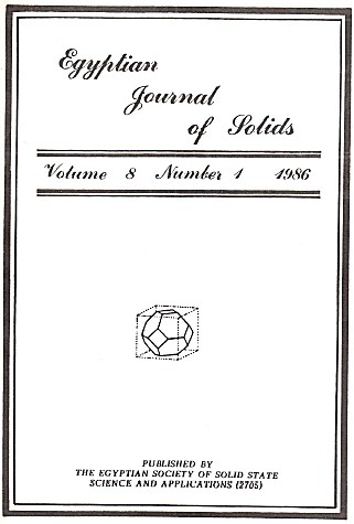 Egyptian Journal of Solids