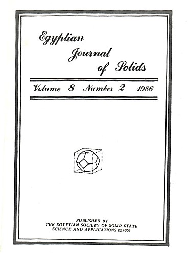 Egyptian Journal of Solids